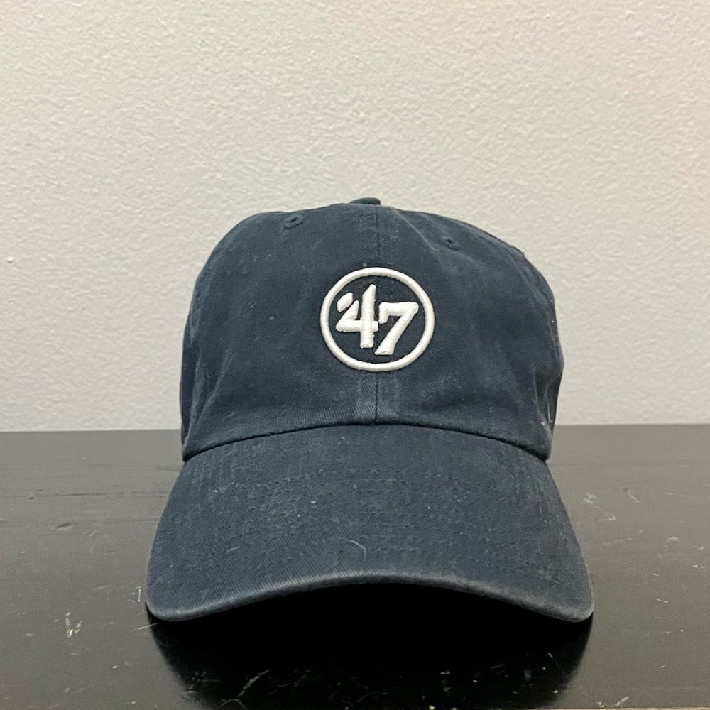 47 Brand Navy Blue Baseball / Dad Hat, Adjustable, Embroidered